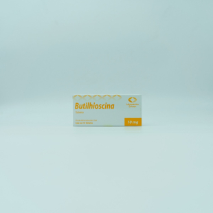 Butilhioscina 10 mg con 10 tabletas  