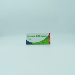 Bromuro de pinaverio 100 mg con 14 tabletas  