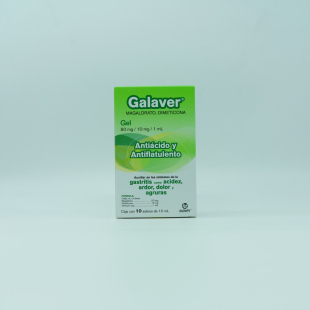 Galaver 80-10 mg/1 ml caja con 10 sobres  