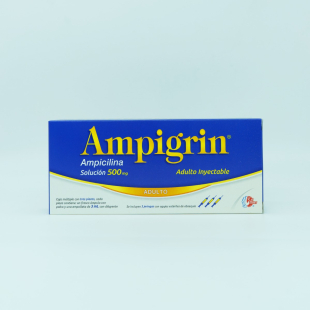 Ampigrin adulto 500-500-100-30-4mg sol.iny.con 3 ampulas  