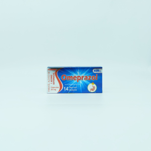 Omeprazol 20 mg caja con 14 capsulas  