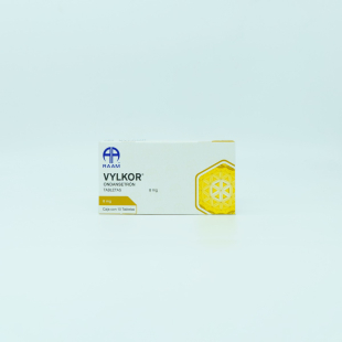 Vylkor 8 mg con 10 tabletas  