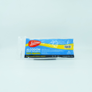 Algodón absorbente plisado bolsa con 10 g.  * IVA no incluido