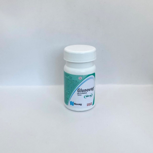 Glunovag 500 mg frasco con 60 tabletas