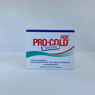 Pro-cold 666 con 8 tabletas