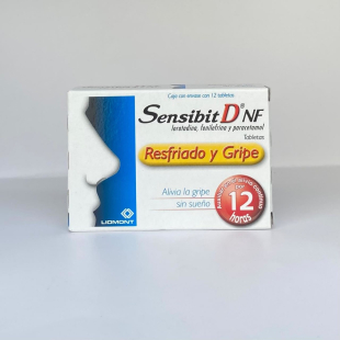 Sensibit D NF 2.5/5/500MG con 12 tabletas