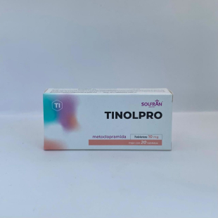 Tinolpro 10 mg. Con 20 tabletas