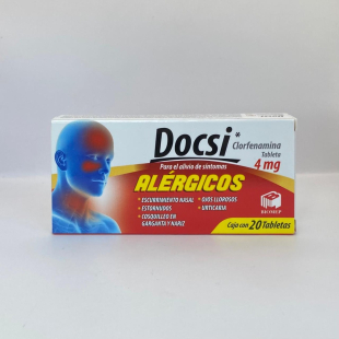 Docsi 4 mg con 20 tabletas