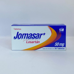 Jomasar 50 mg con 30 tabletas