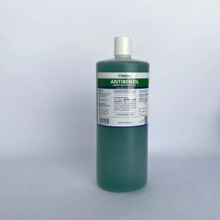 Antibenzil nf jabón quirúrgico solución al 1% frasco. Con 1 l.