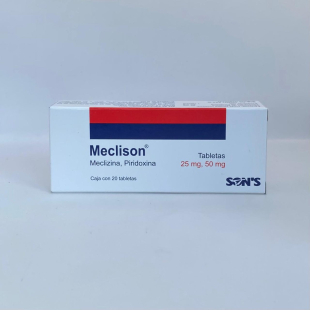 Meclison 50 mg/25 mg con 20 tabletas