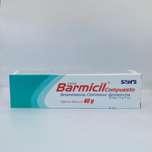 Barmicil compuesto crema 50/1/0.1 g/100 g. Tubo con 40 gramos