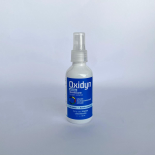 Oxidyn desinfectante de súper oxidación spray frasco. Con 120 ml