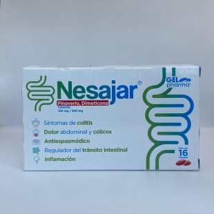 Nesajar 300 mg/100 mg con 16 cápsulas