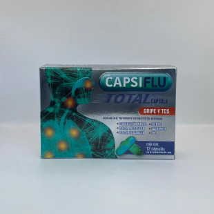 Capsiflu total 250/10/2/5 mg con 12 cápsulas