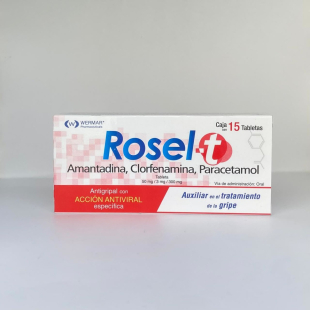 Rosel 300 mg/50 mg/3 mg con 15 capsulas