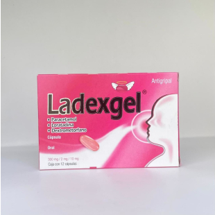 Ladexgel 300/10/2 mg con 12 tabletas