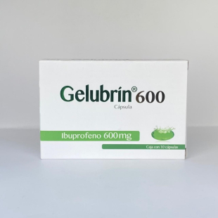 Gelubrin 600 mg con 10 capsulas