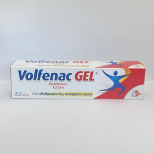 Volfenac gel 1.235% tubo con 60 gr