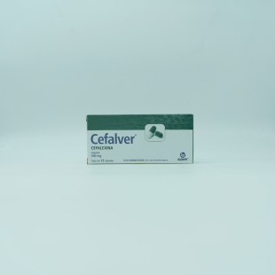 Cefalver 500 mg caja con 12 capsulas  