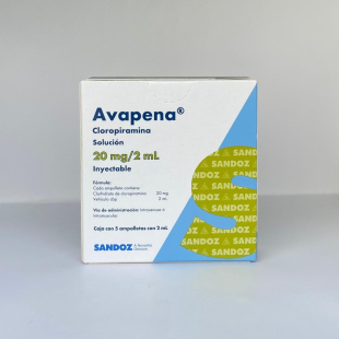 Avapena 20mg/2ml sol. Iny. Con 5 ámpulas  