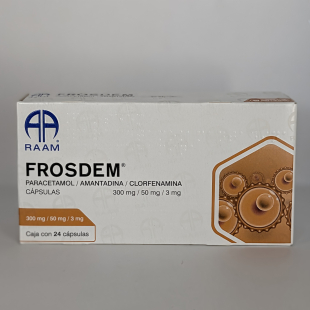 Frosdem 300-50-3mg con 24 capsulas