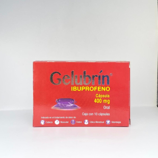 Gelubrin 400 mg con 10 capsulas 