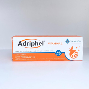 Adriphel 2g c/10 comprimidos efervescentes